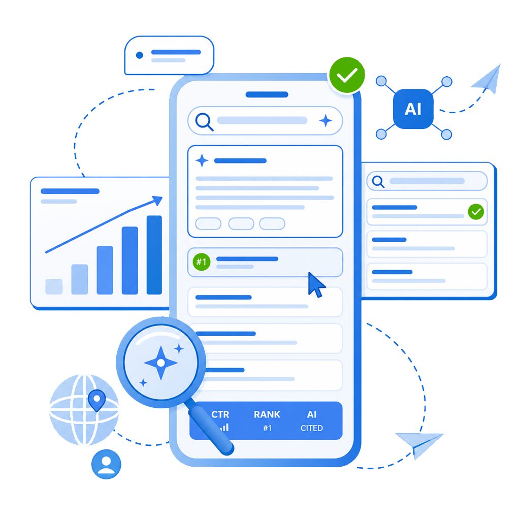 Murfreesboro TN SEO Services and AI Search Graphic